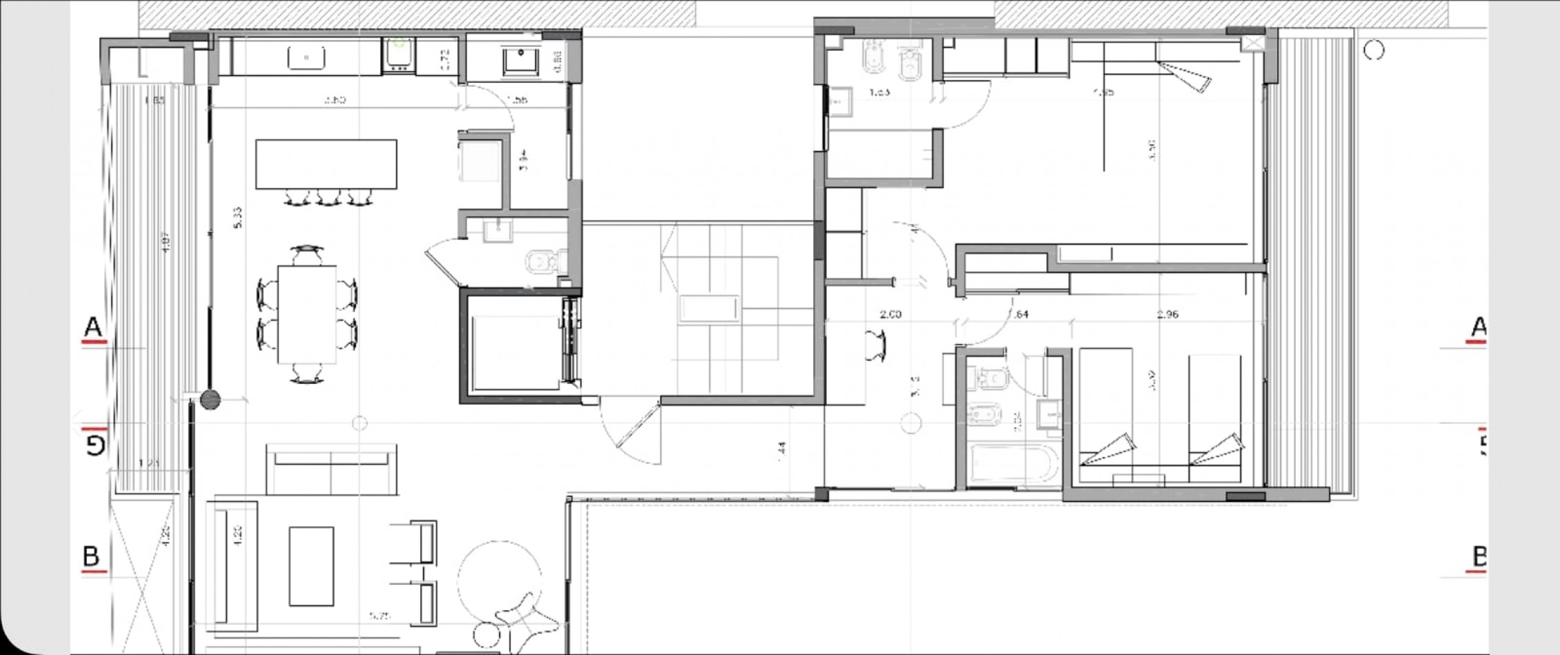 Alsina 185. Unico 3 ambientes con vista  abierta y balcon amplio con parrilla