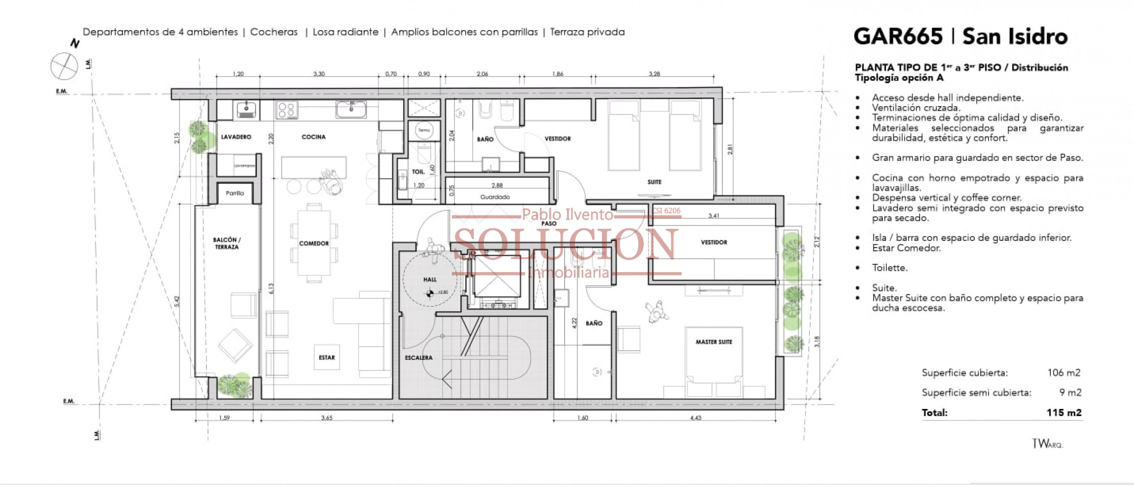 GARIBALDI 665 Pre Venta  3 DORMITORIOS