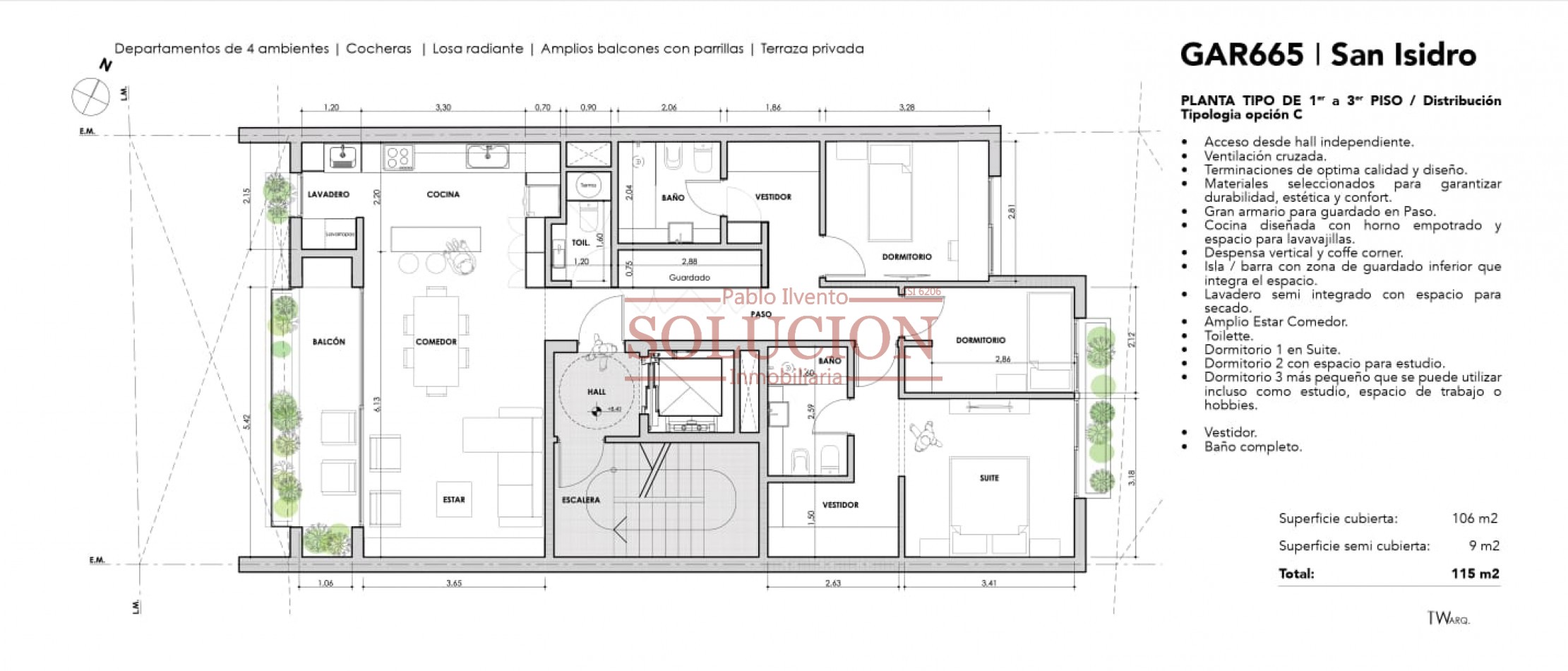 GARIBALDI 665 Pre Venta  3 DORMITORIOS